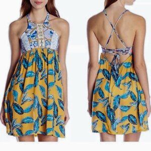 Maaji Women's Cover Up Dress Medium Strappy Beach Pool Vacation Swimwear Mini